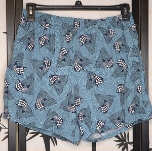 Stylish Wave Pattern Men's Swim Trunks